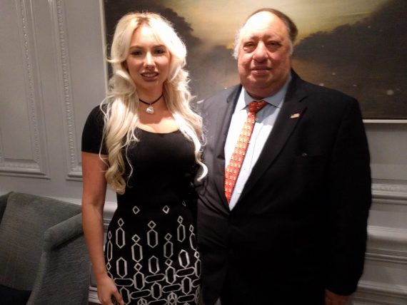 Red Apple Group's John Catsimatidis and his daughter Andrea Catsimatidis (Credit: Will Parker, click to enlarge)
