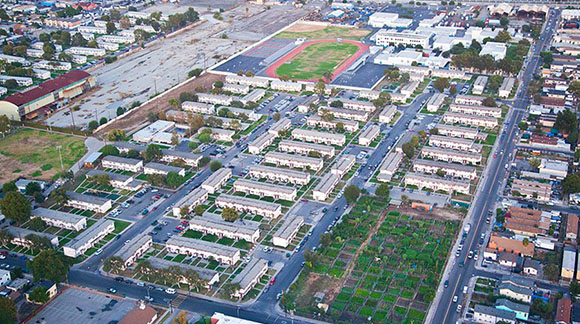 Jordan Downs housing in Watts