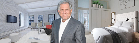 Les Moonves and 59 Fourth Avenue (Credit: Getty Images)