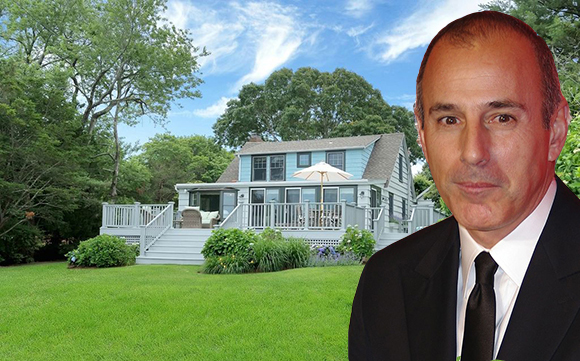 Matt Lauer and his cottage at 67 Scotts Landing Road