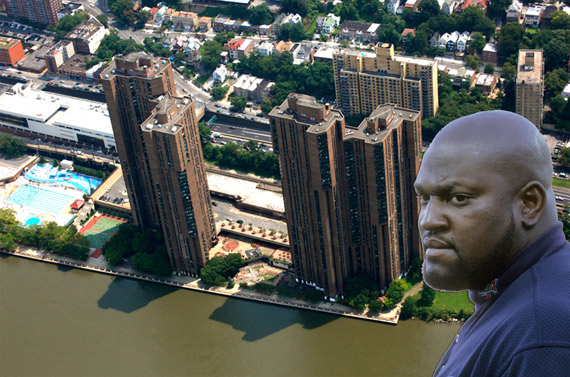 River Park Residences in the Bronx and Mo Vaughn (Credit: Reliant Realty Services and Getty Images)