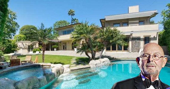 Pacific Palisades home of music executive Mo Ostin (Douglas Elliman/Getty Images)