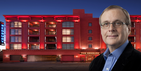 Paul Allen and the Redbury Hotel at 1717 Vine (Credit: Vulcan Productions, DLD Consulting)