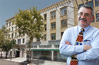 609-623 East 5th Street and Skid Row CEO Mike Alvidrez