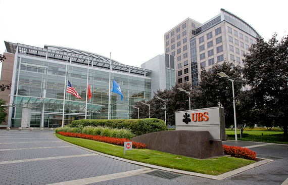 The UBS building in Stamford, which once housed one of the world’s largest trading floors.