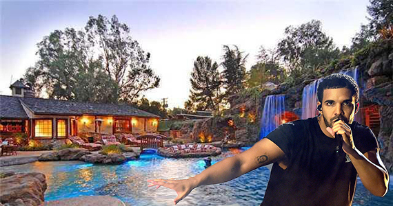 Rapper Drake lists Hidden Hills estate (Redfin/Getty)