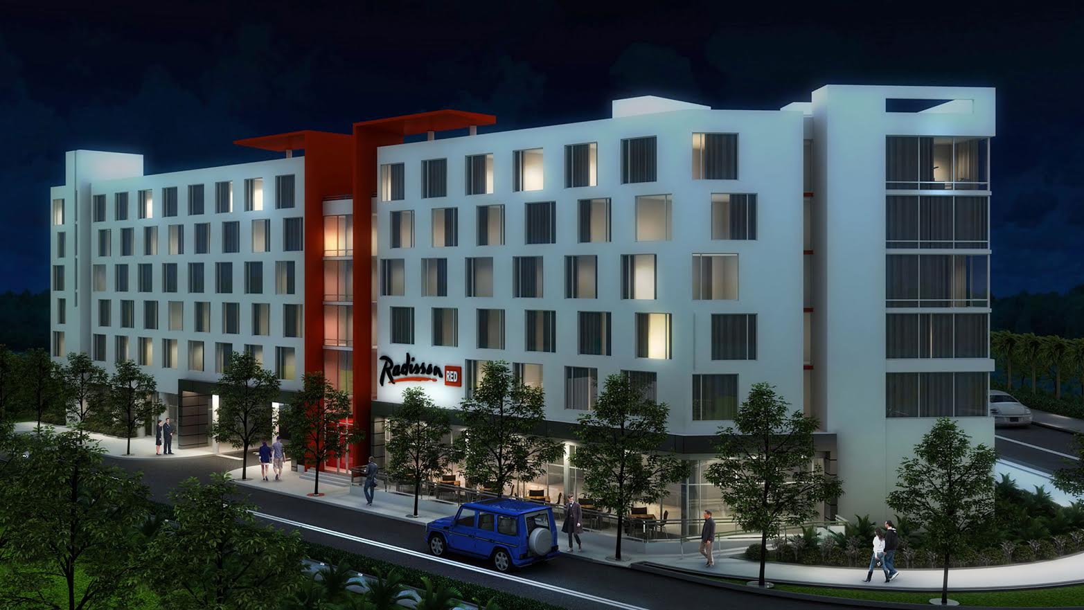 Rendering of the Radisson Red