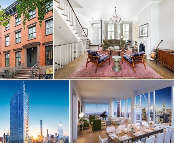 From top: 252 West 12th Street and 252 East 57th Street, 63B