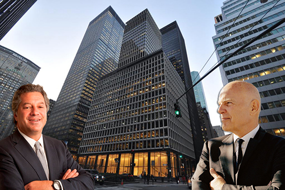 From left: Marc Holliday, 280 Park Avenue and Steve Roth