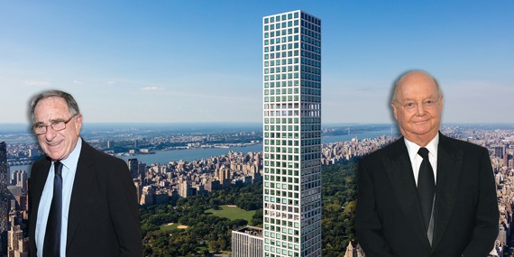 Harry Macklowe, 432 Park Avenue and Juan Beckmann Vidal (Credit: DBOX and Getty Images)