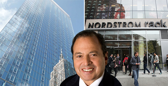 855 Sixth Avenue, Douglas Durst and the Nordstrom Rack in Union Square (Credit: Getty Images)