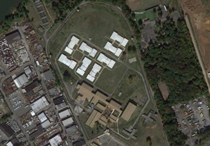 Aerial view of Arthur Kill Correctional Facility (Credit: Google Maps)