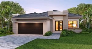 Rendering of a house at Cascata at MiraLago in Parkland