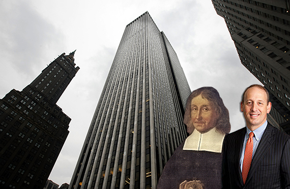 The GM building, Cornelius Berenberg and Doug Linde (Credit: Getty Images)