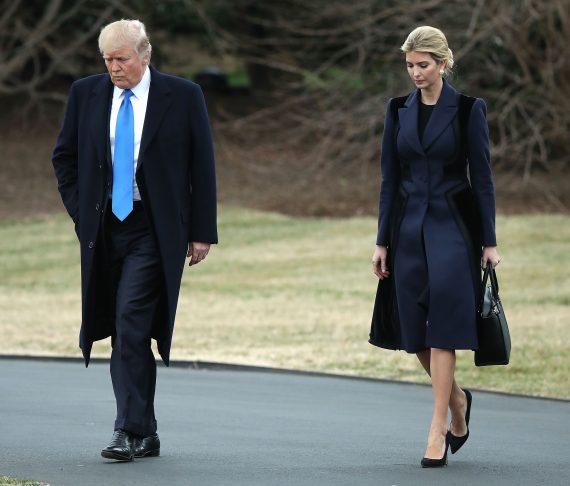 President Donald Trump and his daughter Ivanka Trump (Credit: Getty Images)