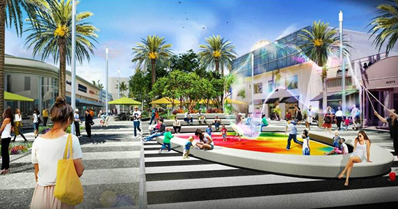 Updated rendering of Lincoln Road