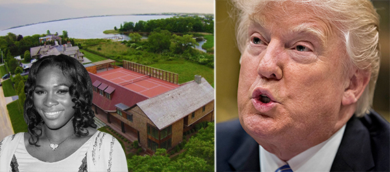 Venus Williams, the house at 100 Court Avenue, and Donald Trump