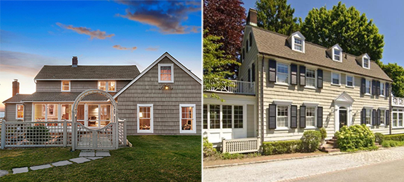 The Dick Hyman house at 21 Peconic Avenue and the Amityville Horror house at 108 Ocean Avenue