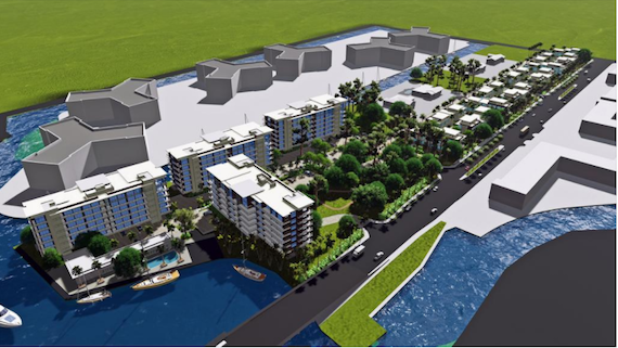 Rendering of planned multifamily development (credit: Whiddon)