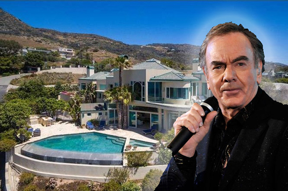 Neil Diamond and his house in Malibu