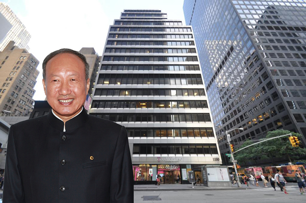 1180 Sixth Avenue and Chen Feng (Credit: Getty Images)