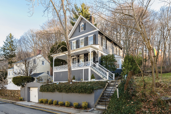 Homes on Nassau’s North Shore, like this two-bedroom in Roslyn