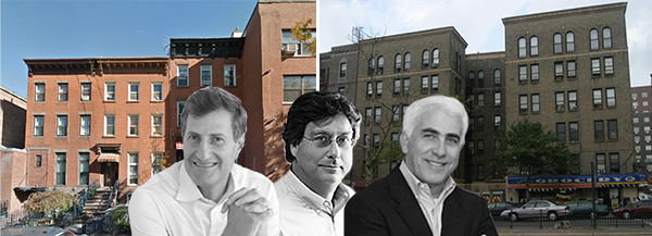 From left: 35 Claver Place, CIM Group's Avi Shemesh, Richard Ressler, Shaul Kuba and 2075 Grand Concourse
