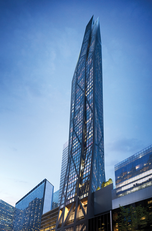A rendering of the 82-story 53W53
