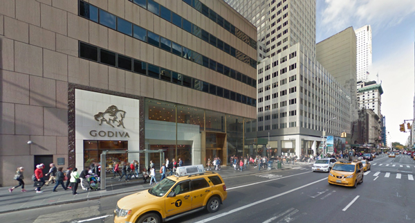 Current retail space at 650 Fifth Avenue