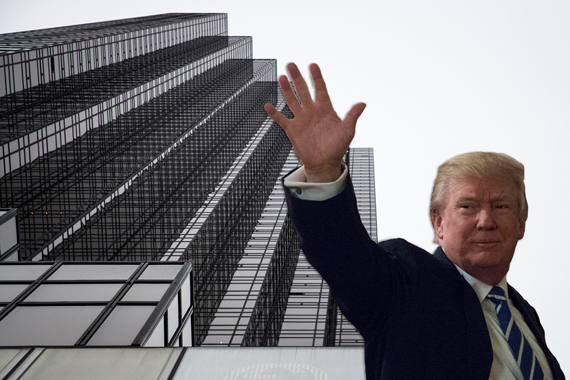 Trump Tower and Donald Trump (Credit: Getty Images)