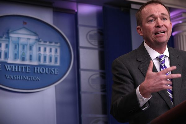 White House Budget Director Mick Mulvaney (Credit: Getty Images)