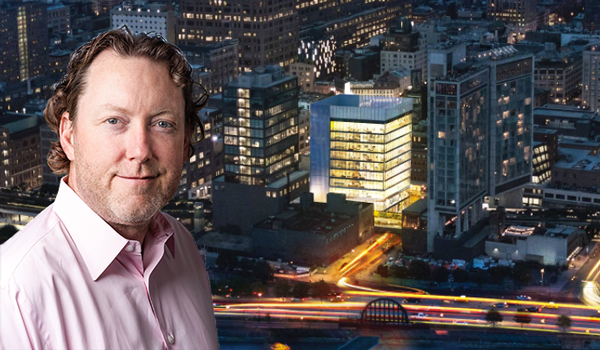 Social Finance's Mike Cagney and 860 Washington Street (Credit: Cushman and Wakefield)