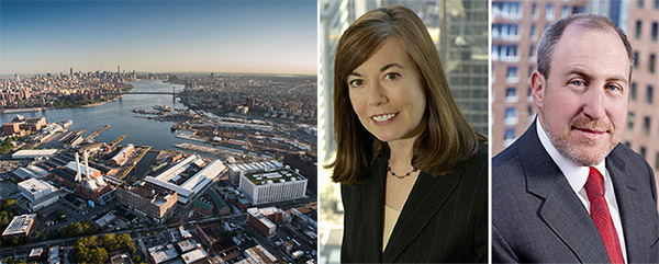 From left: The Brooklyn Navy Yard, Kathleen McSharry and Scott Singer