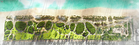 Rendering of North Shore Open Space Park