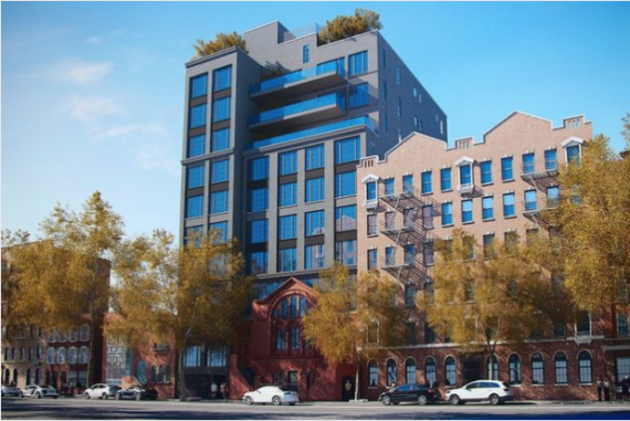 124 West 16th Street rendering (Credit: Einhorn Development Group via DNAinfo)