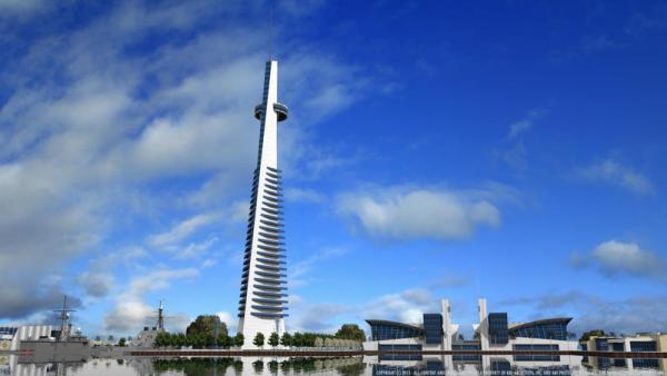 Rendering of Seaglass Tower