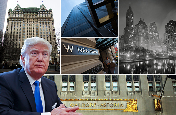 President Donald Trump and New York City Hotels (Credit: Getty Images)