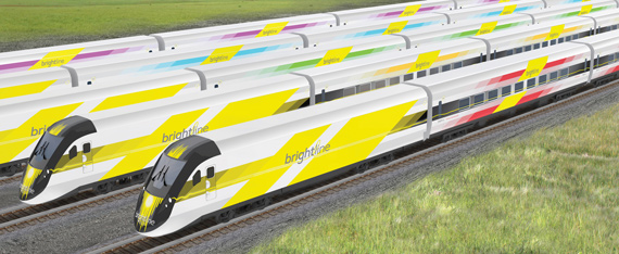 Brightline’s first completed trainset