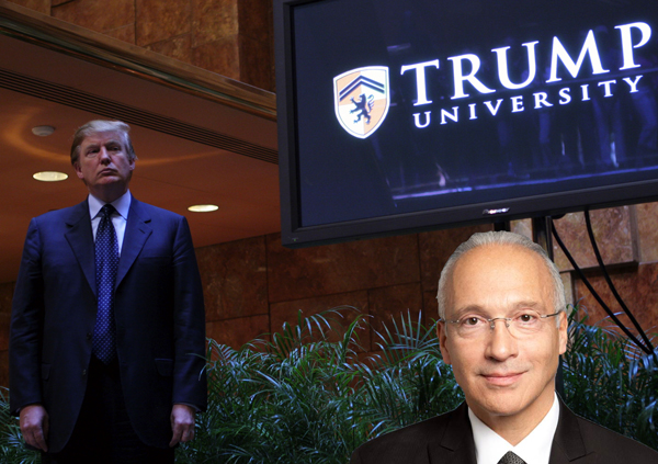Donald Trump (credit: Getty Images) and Judge Gonzalo Curiel