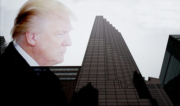 Donald Trump and Trump Tower (Credit: Getty Images)