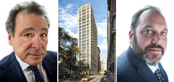 Robert Gladstone, 212 Fifth Avenue and Andrew Heiberger (Credit: STUDIO SCRIVO and CityRealty)