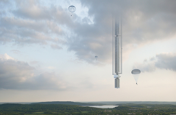 <em>Rendering of Analema Tower (via Cloud Architecture Office)</em>
