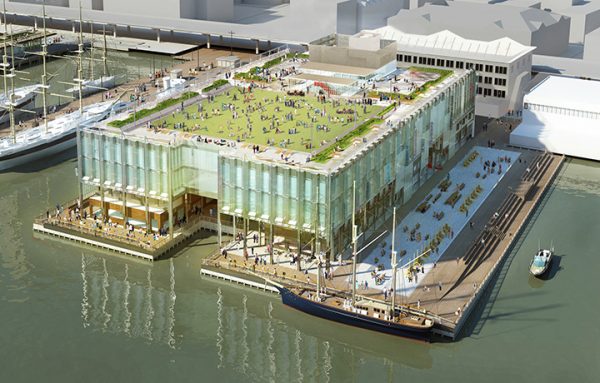 Rendering of Pier 17 (Credit: SHoP Architects)