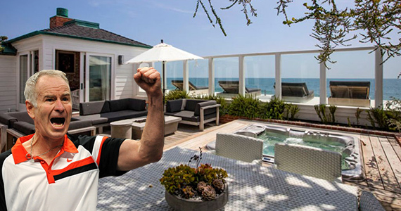 John McEnroe, Malibu Colony rental (Getty Images/MLS)
