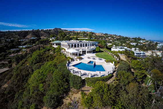 1187 North Hillcrest Road was recently purchased by Pabst Blue Ribbon Beer owner Evan Metropoulos for $65 million.