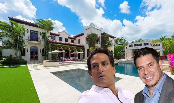 2060 North Bay Road, with Rony Seikaly on left, and Raul Marcelo Claure on right