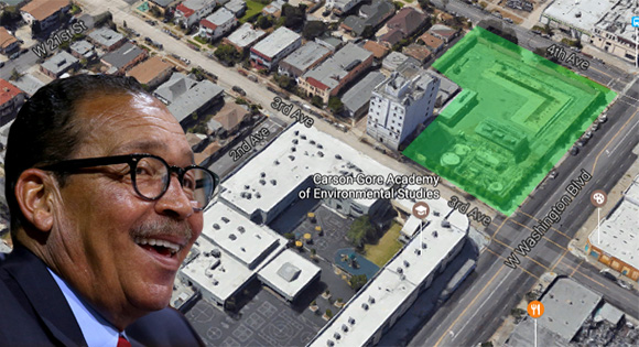 Herb Wesson and the site on 4th Avenue
