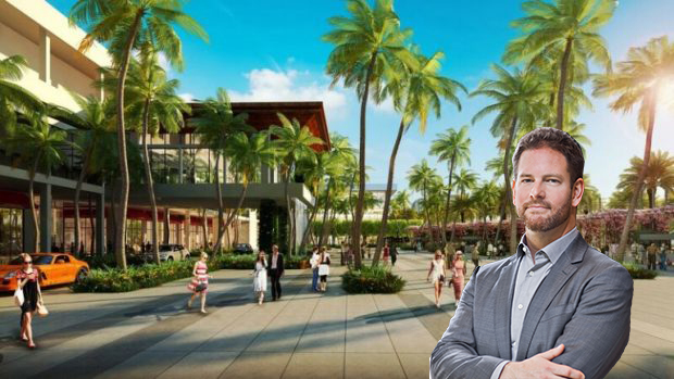 Rendering of Bal Harbour Shops' expansion. Inset: Matthew Whitman Lazenby