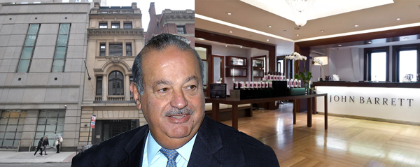 10 West 56th Street, Carlos Slim and the John Barrett salon (Credit: John Barrett)