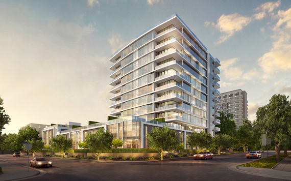 A rendering of the Four Seasons condo complex planned for Beverly Hills.